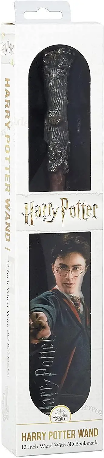 Official Harry Potter Wand With 3D Bookmark – The Noble Collection 1