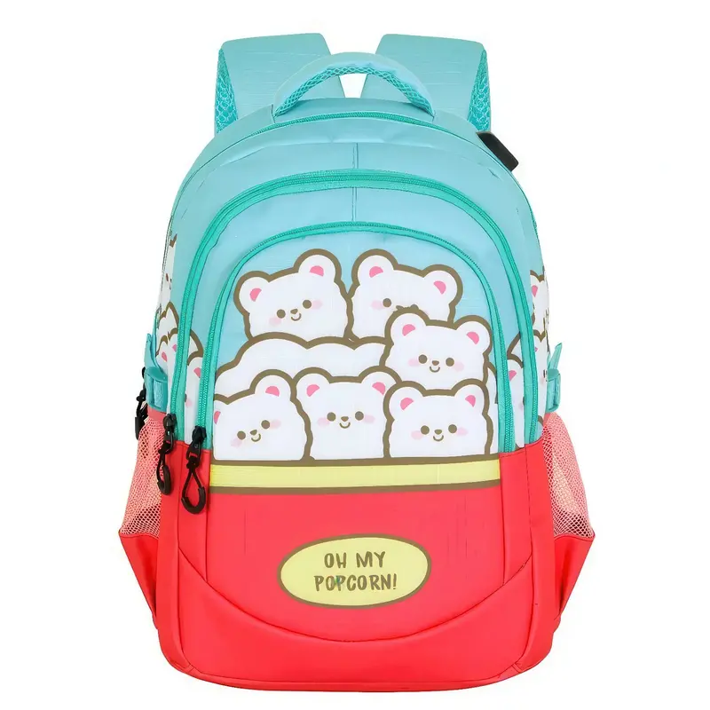 Oh My Pop! Popcorn Blue Plus Running Backpack For Kids 1