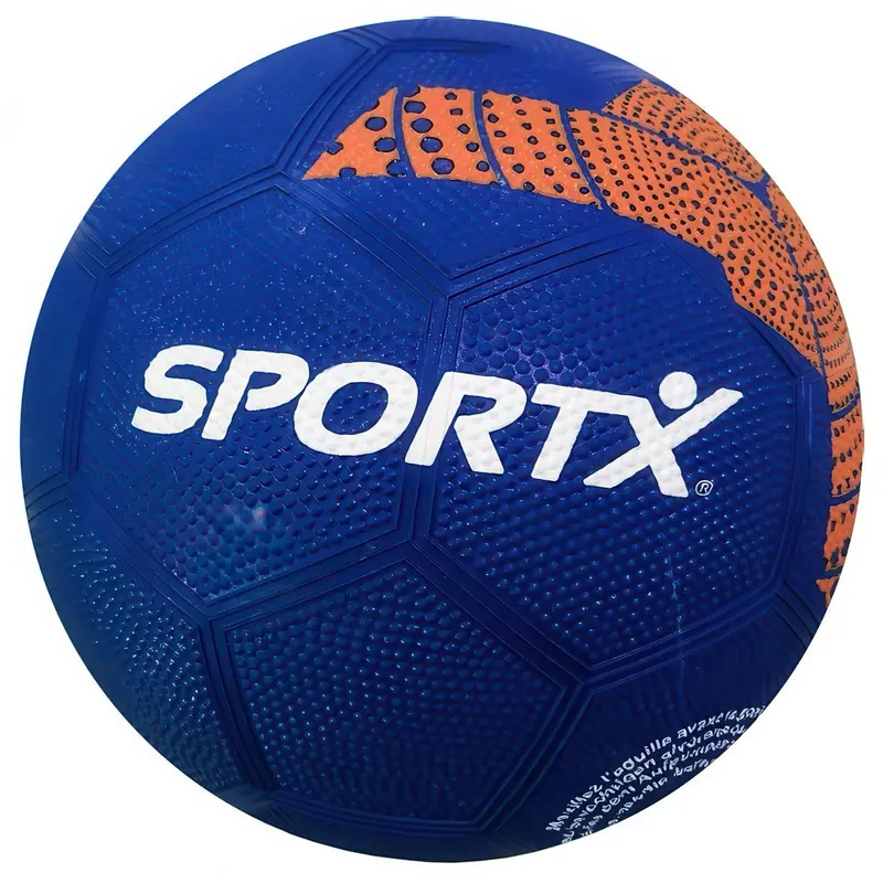 Orange Triangular Soccer Ball – 360–380G Rubber Design By Sportx 1