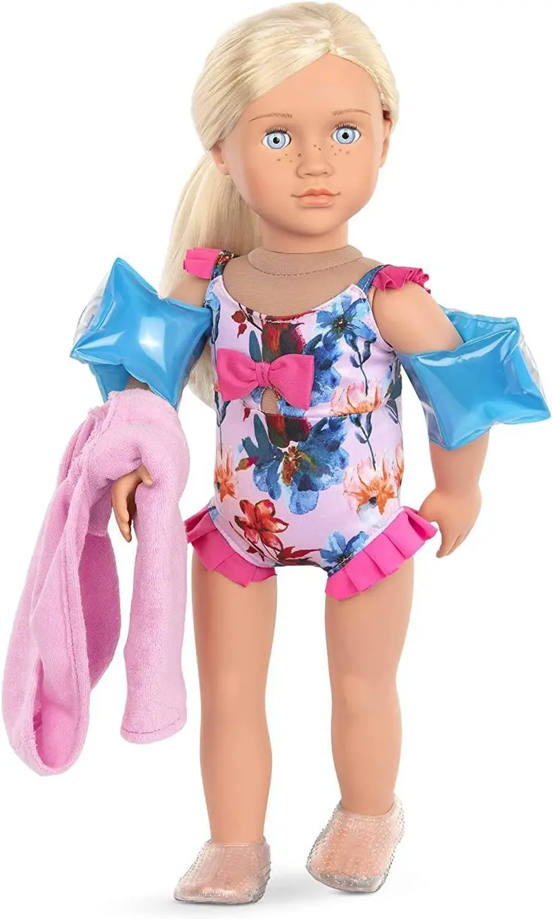 Our Generation Flower Swimsuit Classic Doll Outfit 1