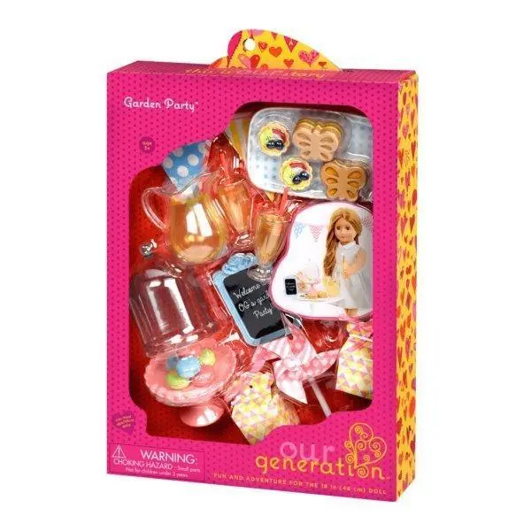 Our Generation Garden Party Banner Decor Kit For Doll Celebrations 1