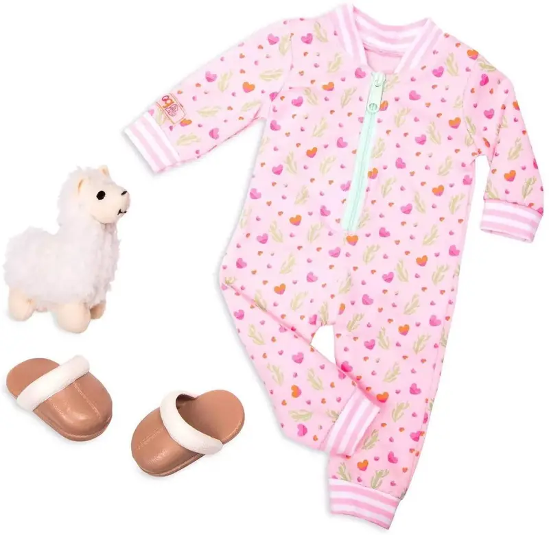 Our Generation Llama Llullabies Pajama Set For 18-Inch Dolls 1