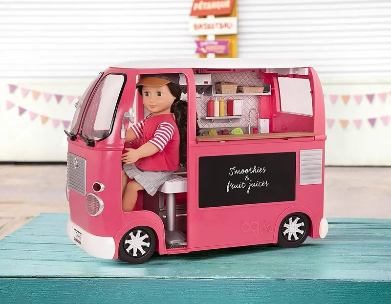 Our Generation Pink Food Truck Playset – Bd37969Z 1