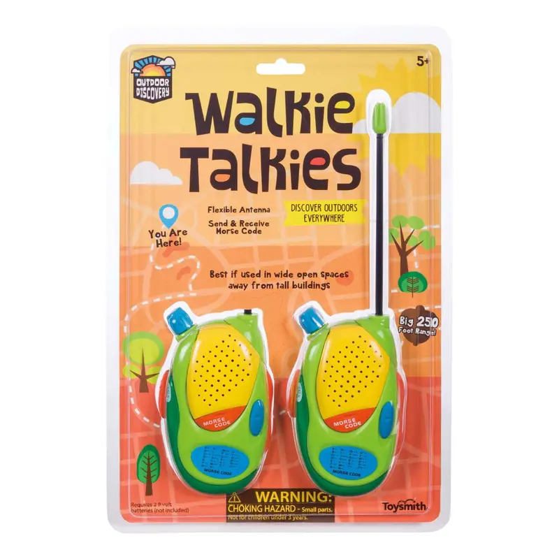 Outdoor Discovery Dual-Power Walkie Talkie Set 1
