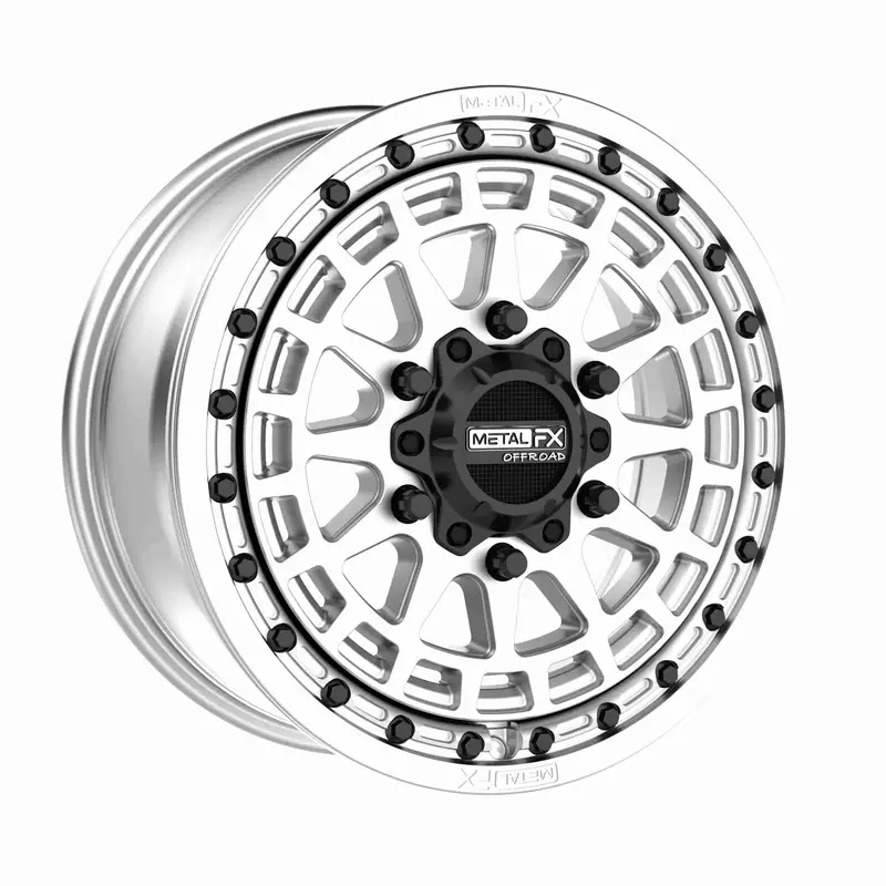 Outlaw 6R Beadlock Wheel – Raw Aluminum Surface 1