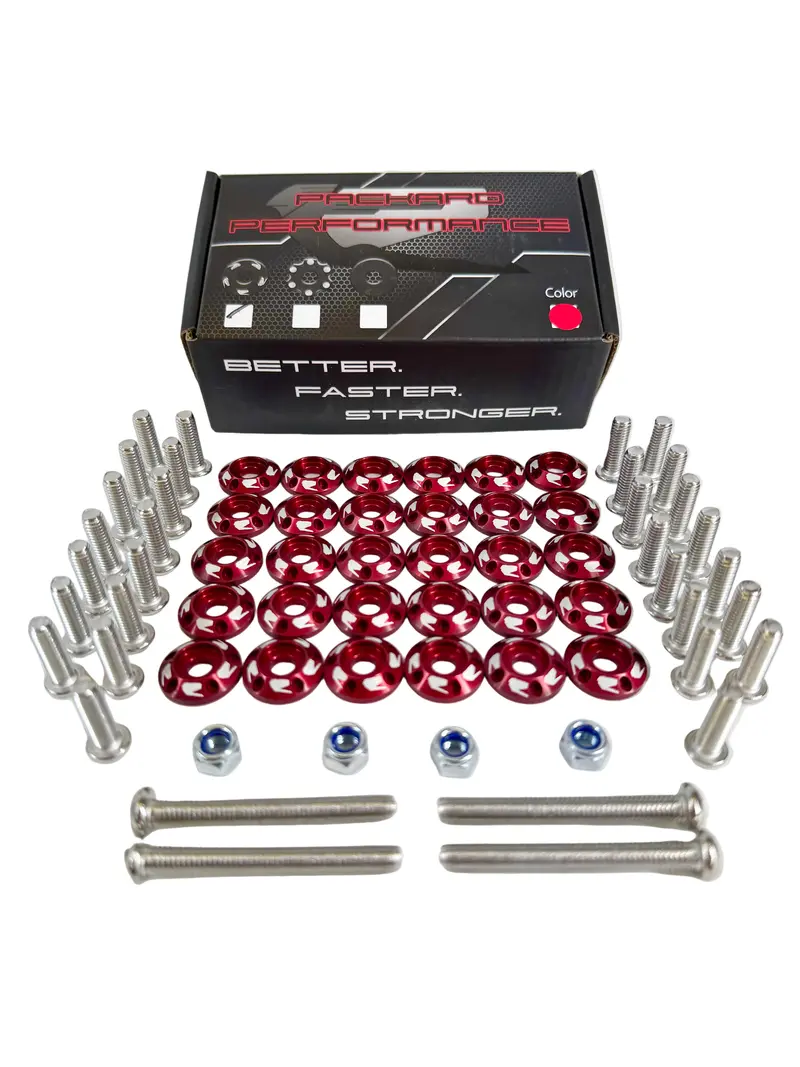 Packard Performance Billet Fender Washers (V1, 30-Piece Set) 1