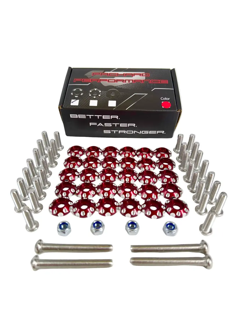 Packard Performance Billet Fender Washers (V2, 30-Piece Set) 1