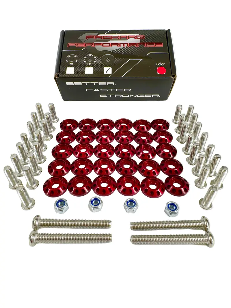 Packard Performance Billet Fender Washers (V3, 30-Piece Set) 1