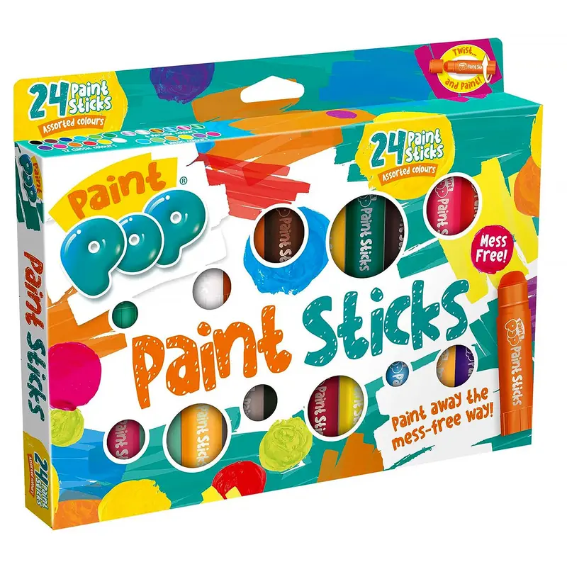 Paint Pop Premium Paint Sticks – 24-Pack Variety Kit 1