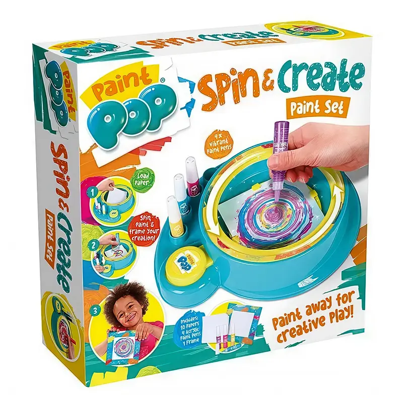 Paint Pop Spin & Create Art Set For Kids 1