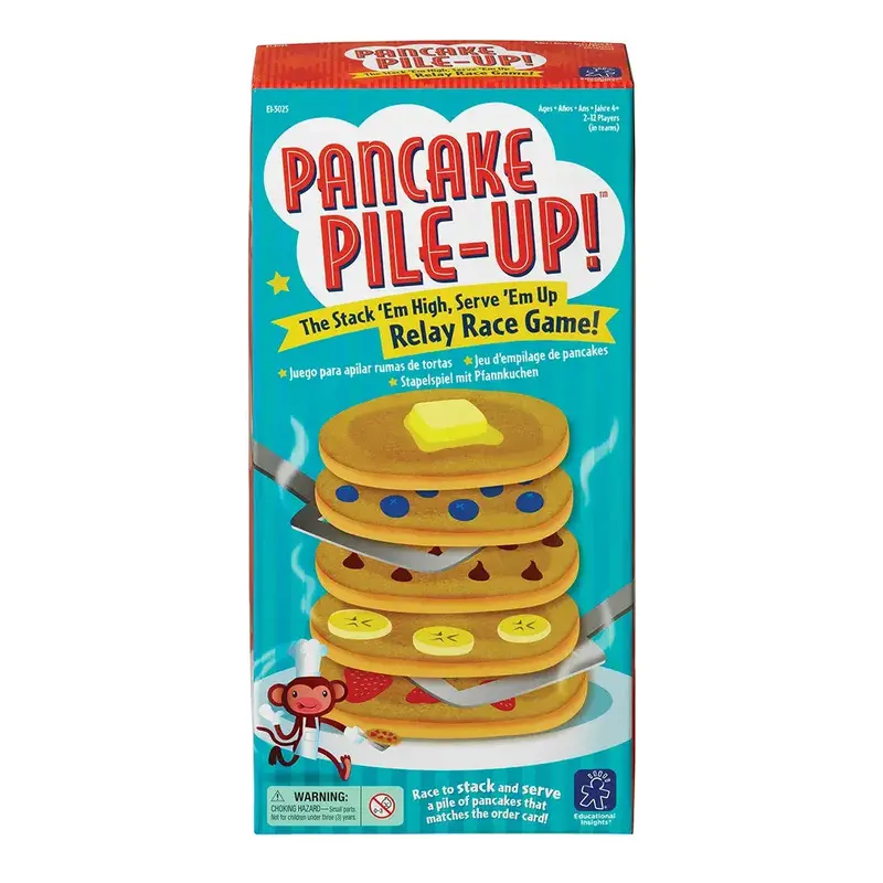 Pancake Pile-Up Relay Challenge Game By Educational Insights 1