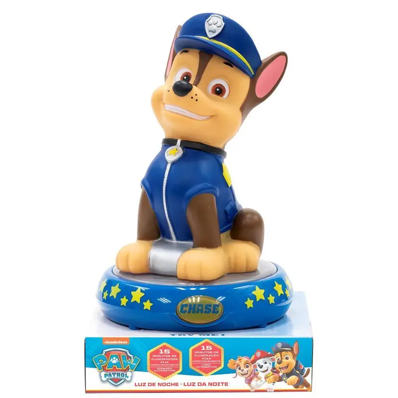 Paw Patrol Chase 25Cm 3D Led Bedside Night Light 1
