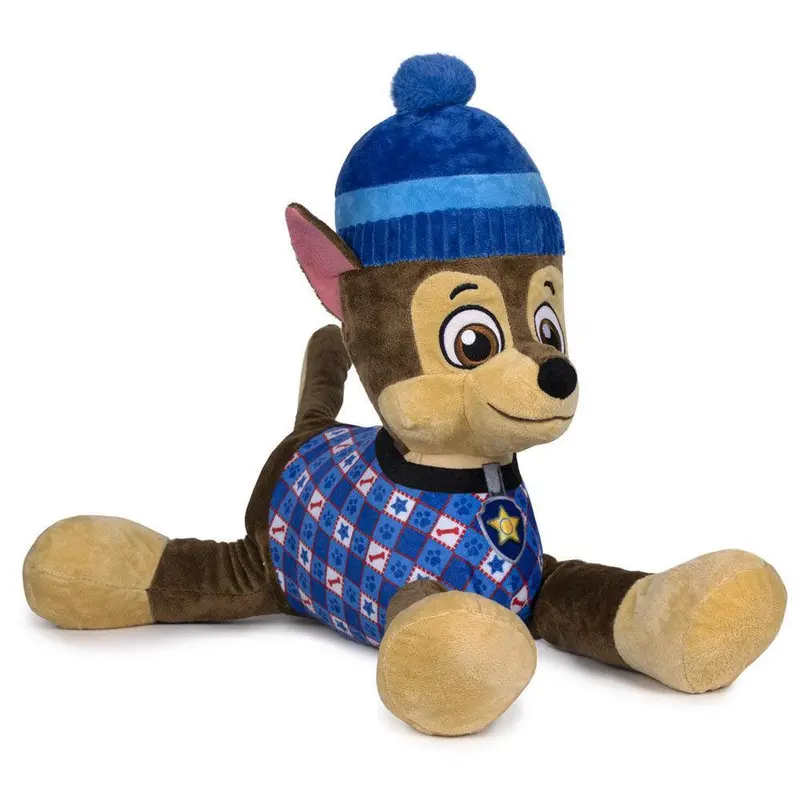 Paw Patrol Chase Winter Plush – 50 Cm Reclining Style 1