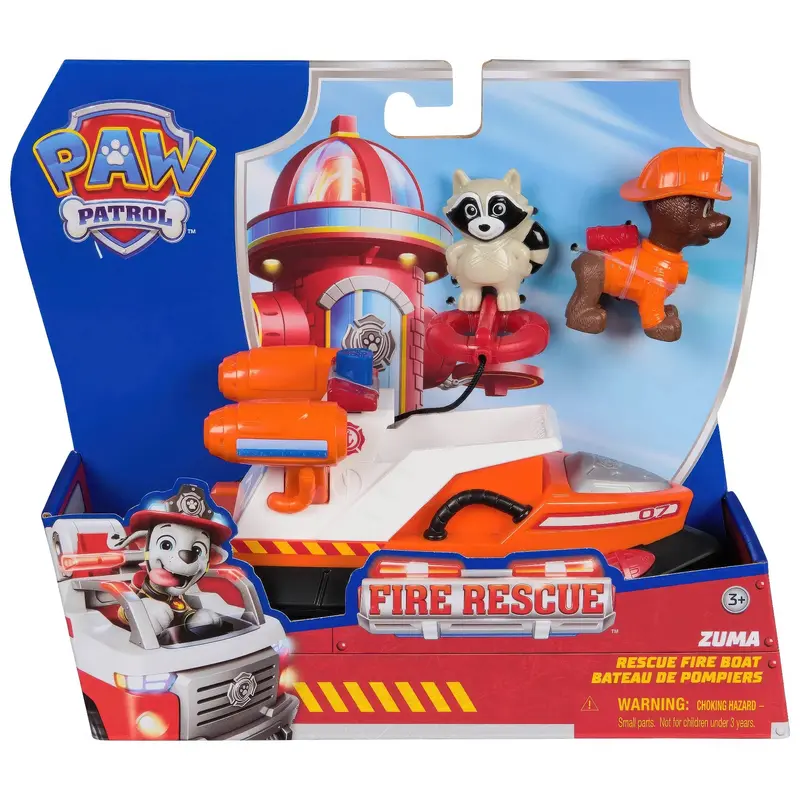 Paw Patrol Fire Rescue Boat Featuring Zuma Character 1