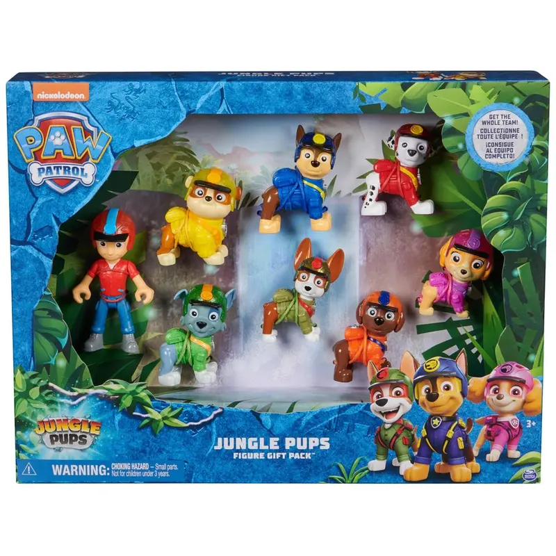 Paw Patrol Jungle Pups 8-Piece Action Figure Collection 1