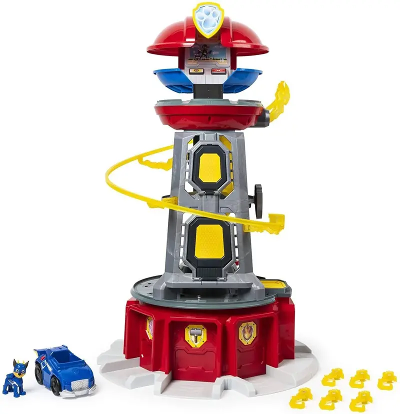 Paw Patrol Mighty Pups Super Paws Lookout Tower Playset With Light & Sound Effects 1
