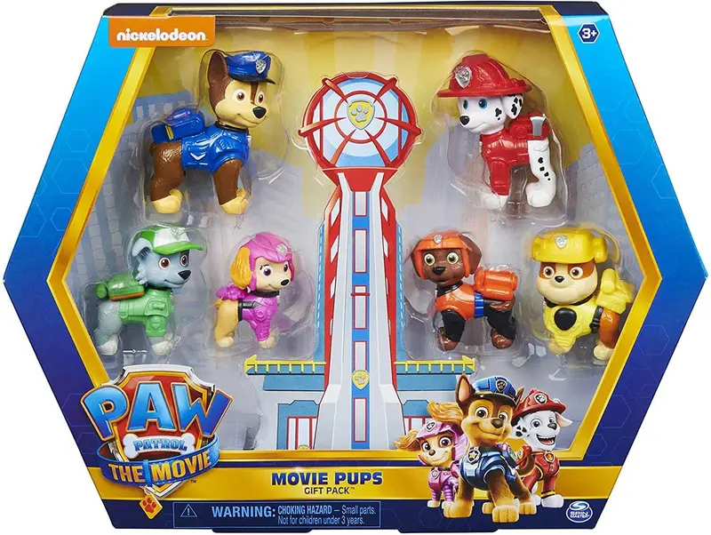 Paw Patrol Movie Pups 6-Pack Collectible Figure Set 1