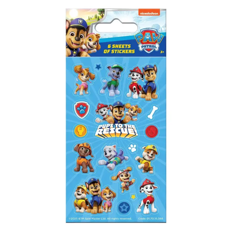 Paw Patrol Pup Power Sticker Party Pack 1