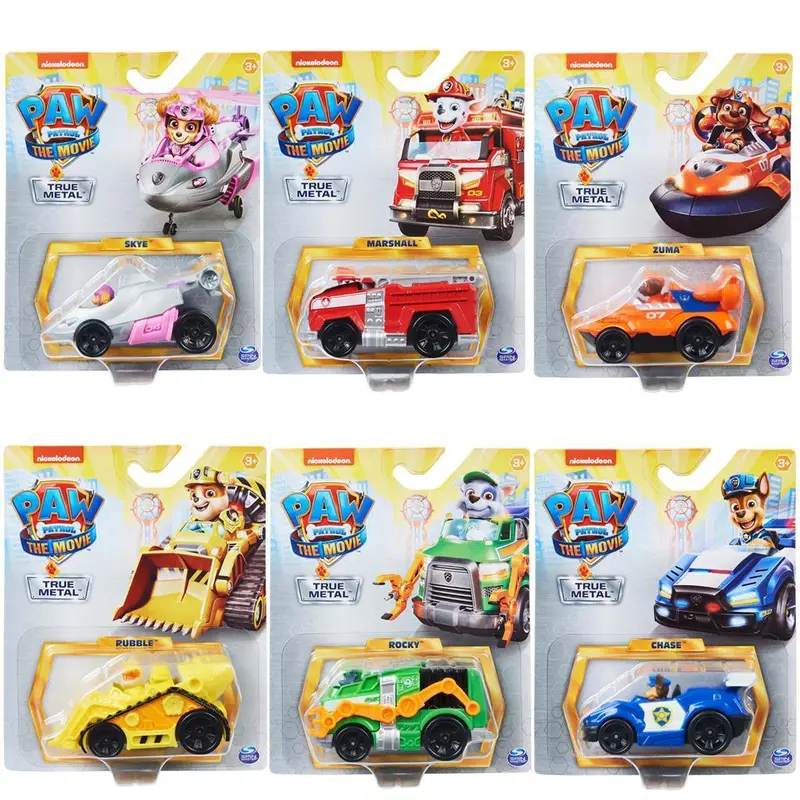 Paw Patrol The Movie True Metal Vehicle Assortment (1:55 Scale) 1