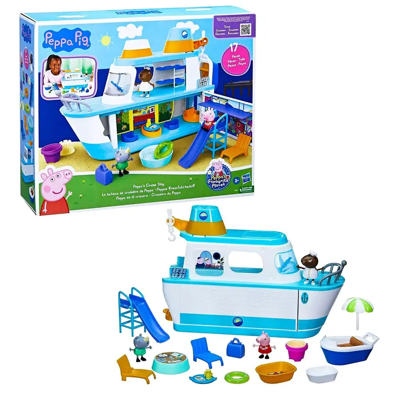 Peppa Pig Cruise Ship Playset – Floating Adventure Toy 1