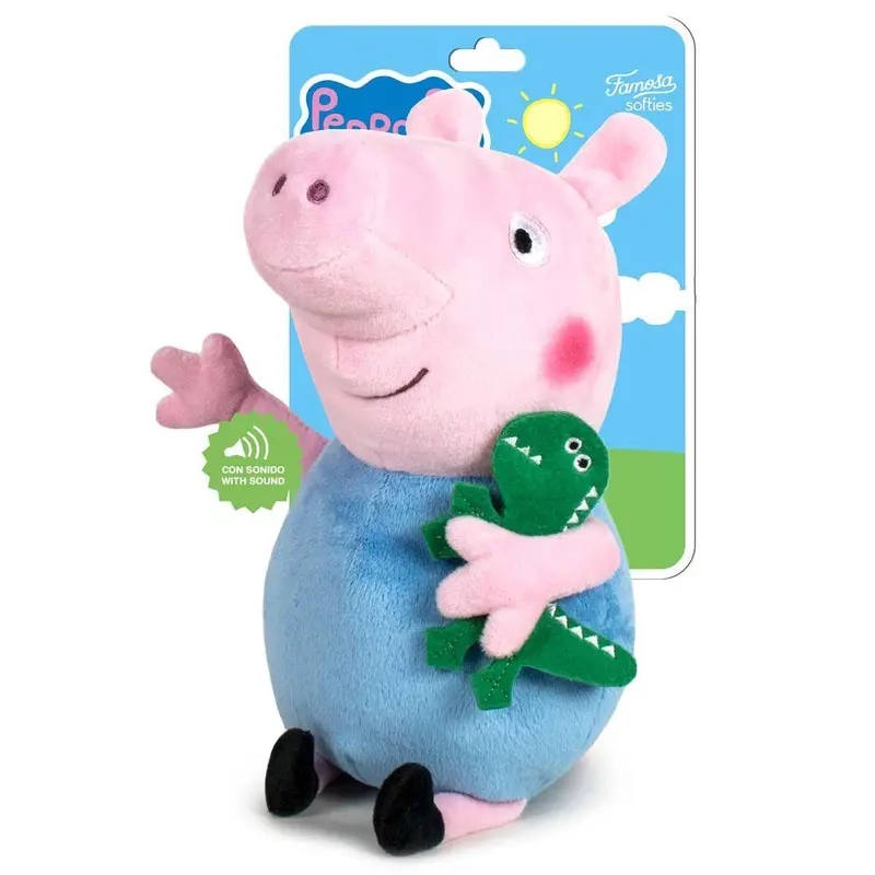 Peppa Pig George Interactive Plush Toy With Sound Effects – 31Cm 1