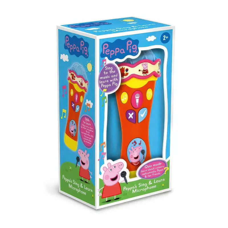 Peppa Pig Sing & Learn Microphone Toy 1