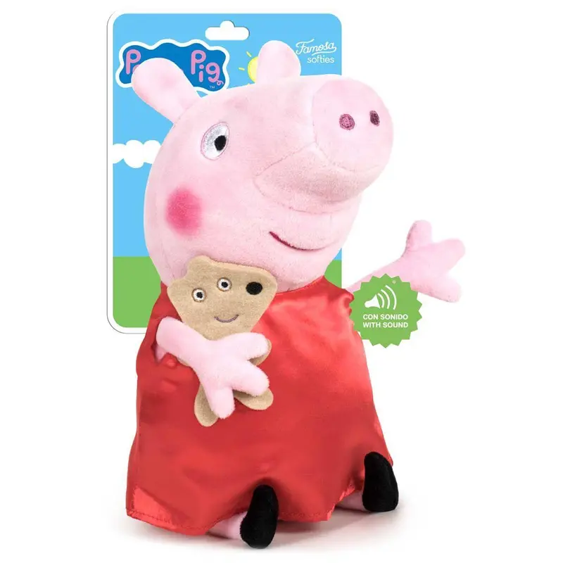 Peppa Pig Talking Plush Toy – 31Cm (Sound-Activated) 1