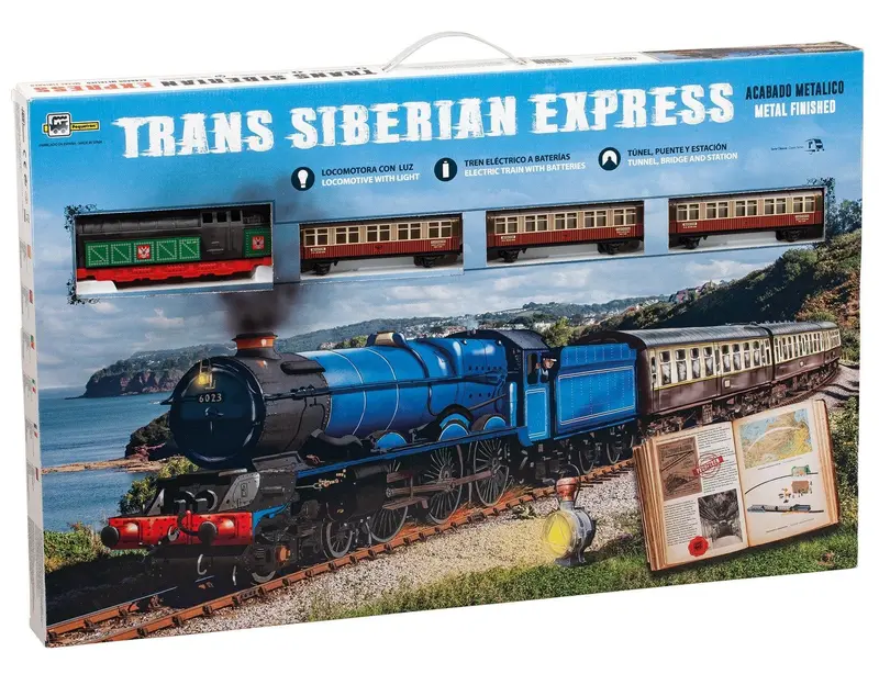 Pequetren 450 Trans-Siberian Express Metallic Train Set 1