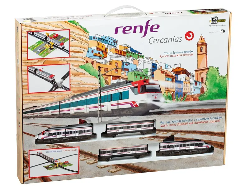 Pequetren Cercanías Renfe Metallic Train Set – 682 Model Replica 1
