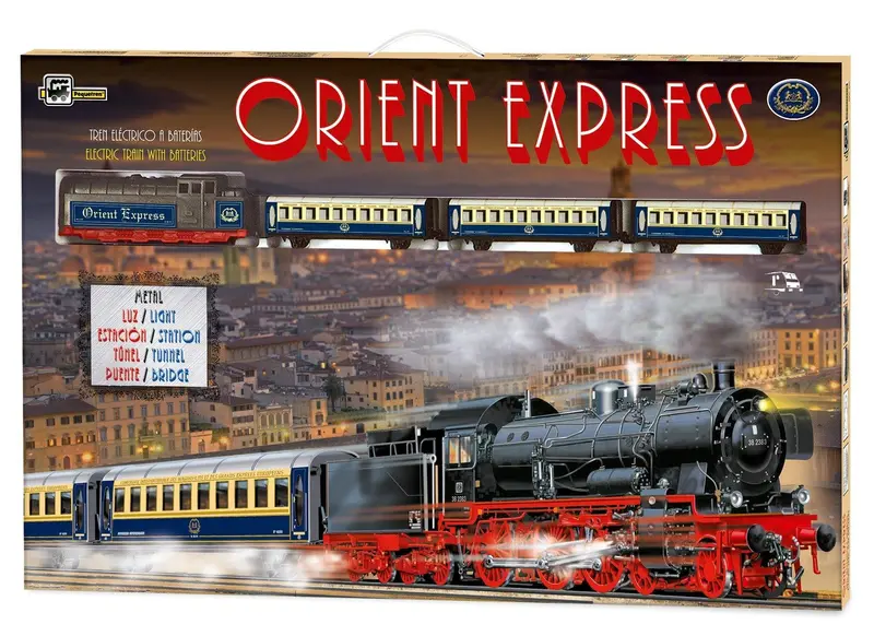 Pequetren Deluxe Orient Express Metallic Model Train Set (No. 440) 1