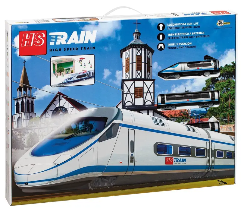 Pequetren High-Speed Train With Functional Station – Interactive Layout (No. 705) 1