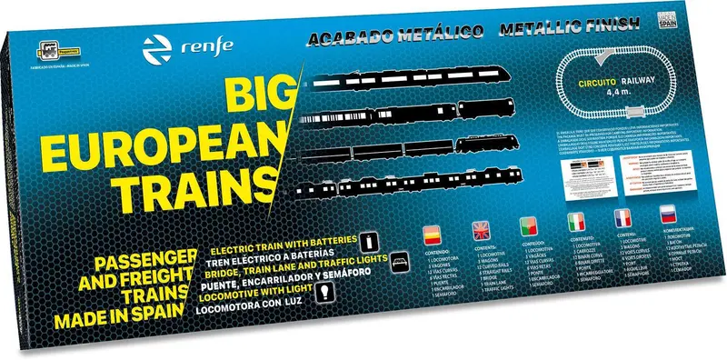 Pequetren Large-Scale European Passenger Train Model – Detailed Replica (No. 525) 1