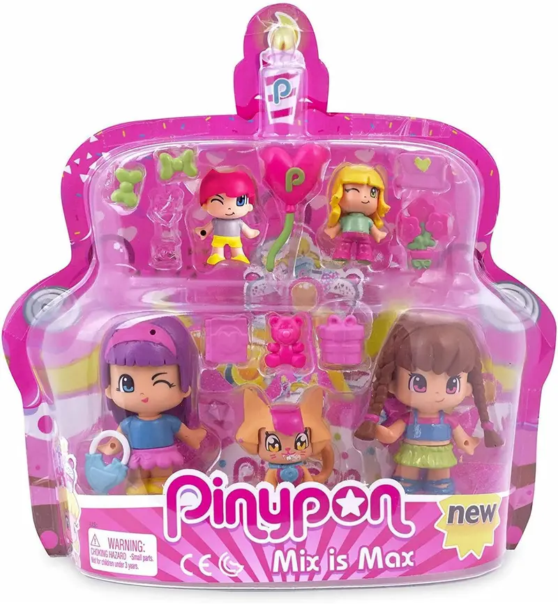 Pinypon Birthday Party Playset – Interactive Themed Building Set 1