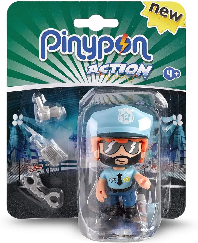 Pinypon Compact Action Figure – 4Cm Adventure-Themed Design 1