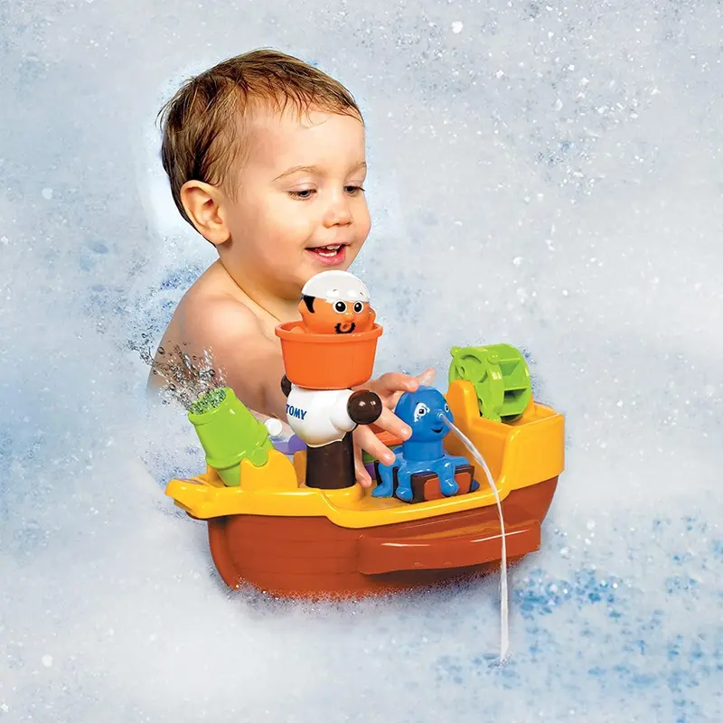 Pirate Bath Ship Toy – Tomy Toomies Floating Baby Bathtub Playset 1