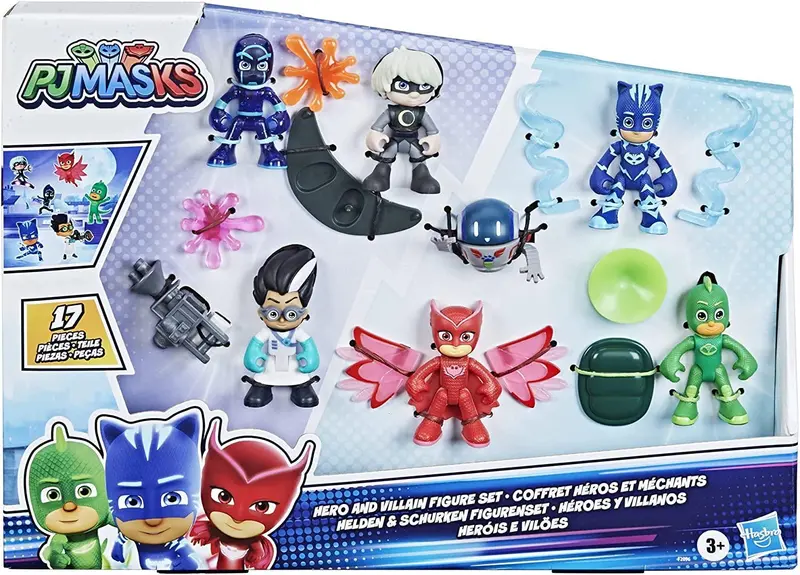 Pj Masks Hero And Villain Dual Action Figure Set 1