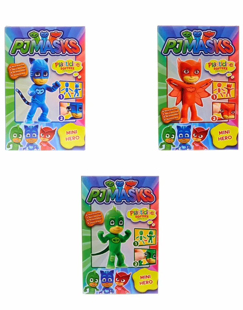 Pj Masks Plasticine Hero Craft Kit – Diy Modeling Clay Activity Set 1