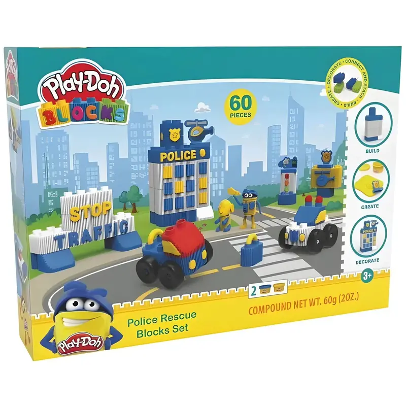 Play-Doh Blocks Police Cruiser Playset 1