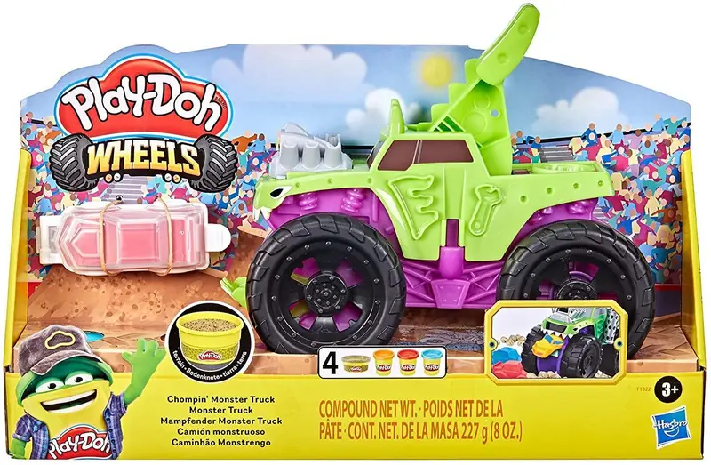 Play-Doh Chompin’ Monster Truck – Squeezable Action Toy 1