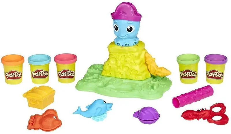 Play-Doh Cranky The Octopus – Fun Press & Squish Modeling Set 1
