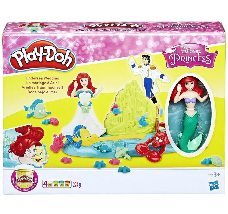 Play-Doh Disney Princess Undersea Wedding Set – Ariel-Themed Modeling Kit 1