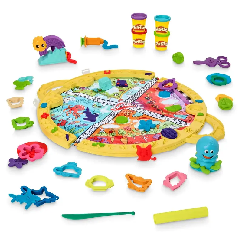 Play-Doh Fold & Go Portable Playmat For On-The-Go Fun 1