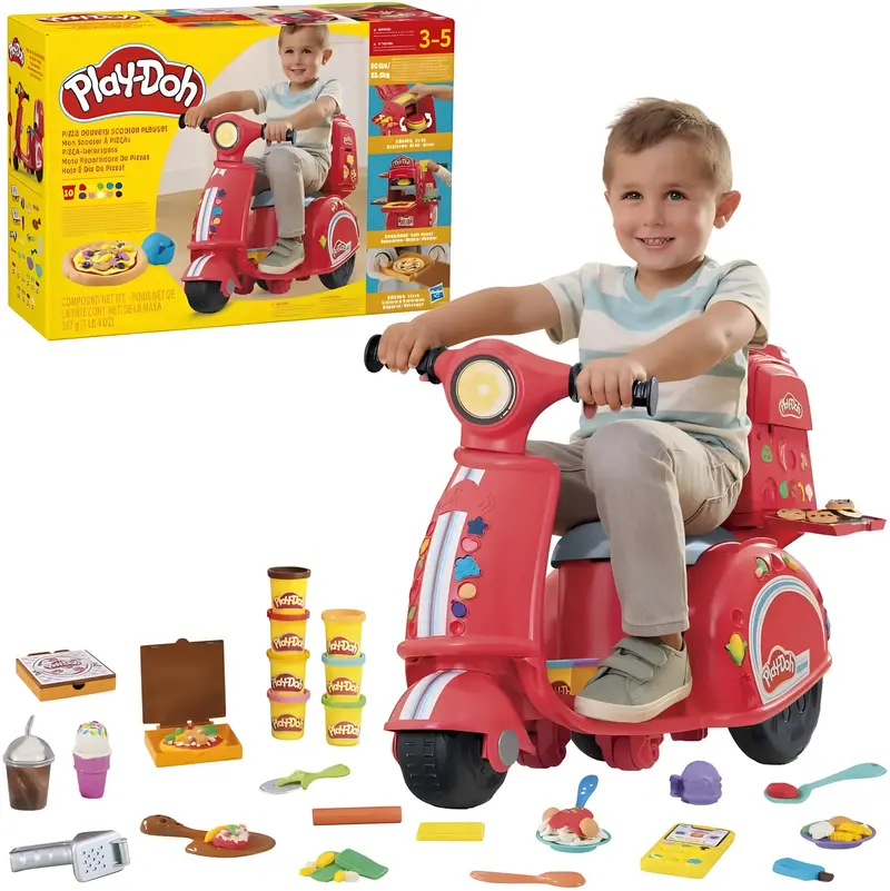 Play-Doh Pizza Delivery Scooter Toy Set 1