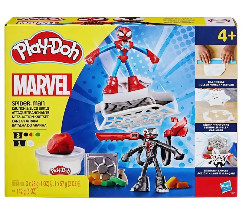 Play-Doh Spider-Man Launch & Slice Battle Playset 1