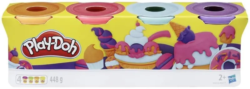 Play-Doh Sweet-Themed 4-Pack Non-Toxic Modeling Clay Set 1