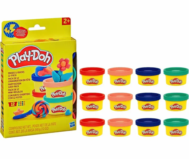 Play-Doh Treats & Favors 12-Pack – Party-Friendly Modeling Clay Assortment 1