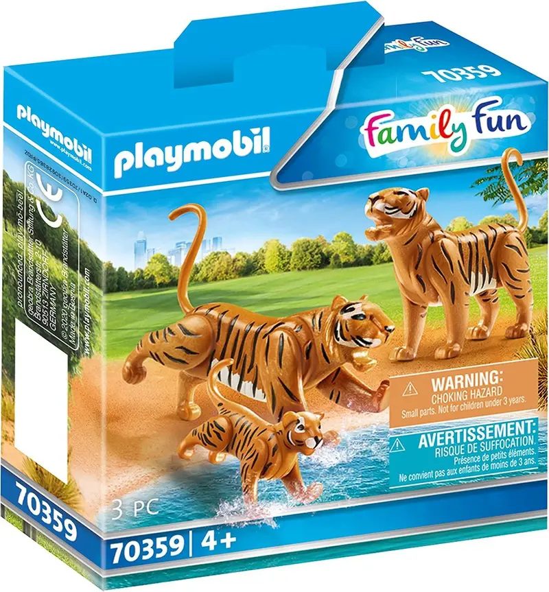 Playmobil Family Fun Tiger Pair With Cub – 70359 1