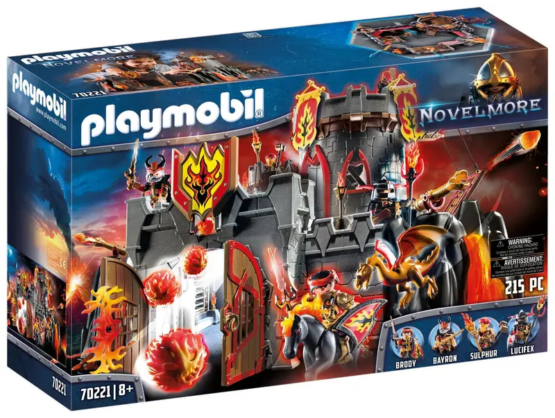 Playmobil Knights Of Novelmore Burnham Raiders Castle – Detailed Fortress Playset 1