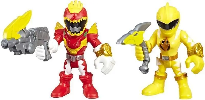 Playskool Heroes Power Rangers Red & Yellow Ranger Figures (2-Pack) 1