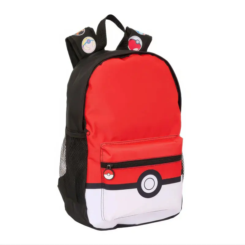 Pokémon Poké Ball Backpack – 40Cm Round-Themed School Or Travel Bag 1
